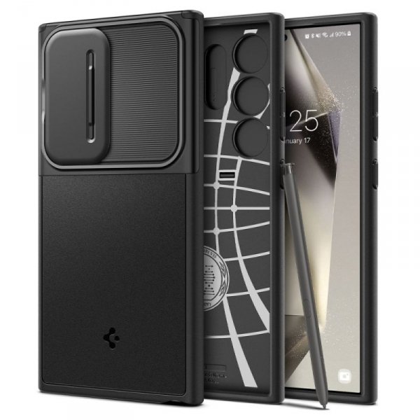 SPIGEN OPTIK ARMOR GALAXY S24 ULTRA BLACK