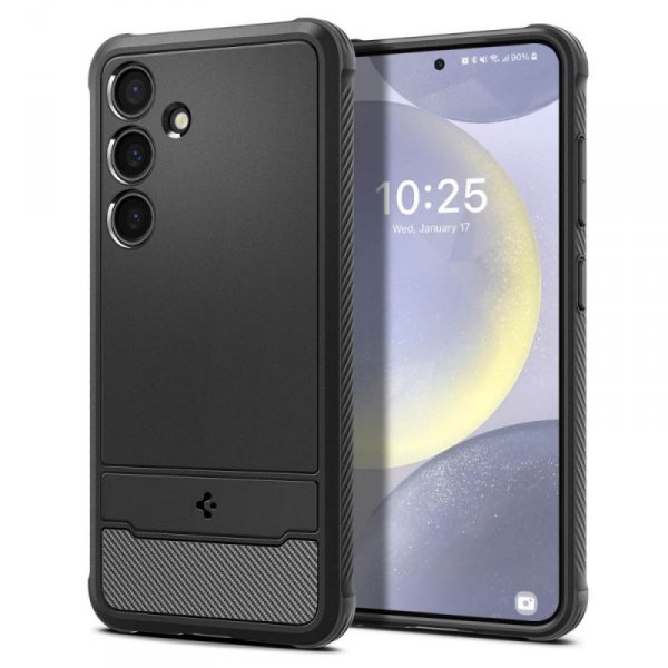 ETUI SPIGEN  RUGGED ARMOR GALAXY S24+ PLUS MATTE BLACK