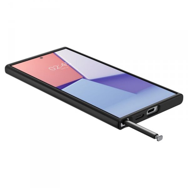 ETUI SPIGEN  ENZO ARAMID GALAXY S24 ULTRA MATTE BLACK
