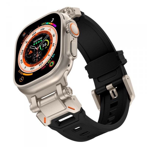 TECH-PROTECT DELTA PRO APPLE WATCH 6 / 7 / 8 / 9 / 10 / SE / ULTRA 1 / 2 (44 / 45 / 46 / 49 MM) BLACK/TITANIUM
