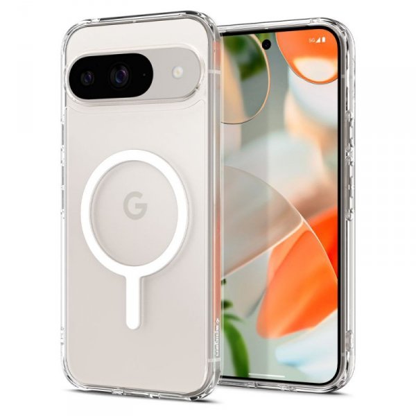 ETUI SPIGEN  ULTRA HYBRID ONETAP RING MAGSAFE GOOGLE PIXEL 9 PRO WHITE