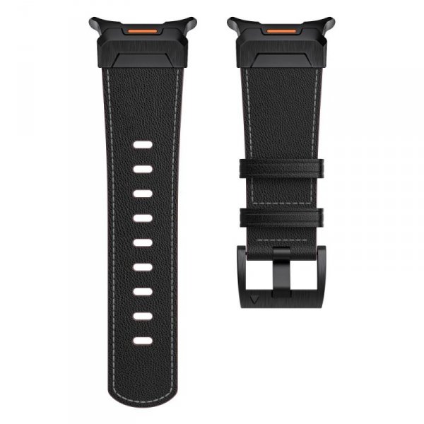 TECH-PROTECT DELTA PRO SAMSUNG GALAXY WATCH ULTRA 2024 / 2025 (47 MM) LEATHER BLACK