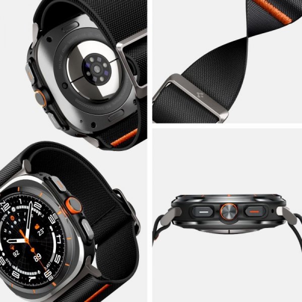 Pasek Spigen Fit Lite do Samsung Galaxy Watch Ultra (47 mm) – Czarny (Black)