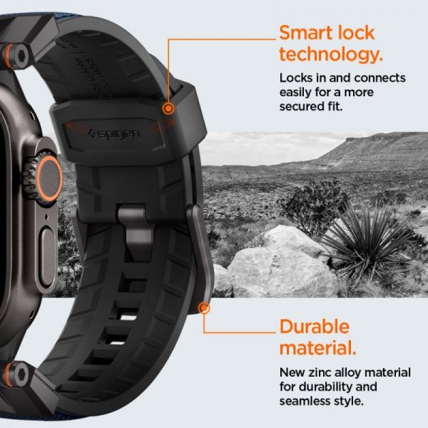 Spigen DuraPro Armor Pasek do Apple Watch Ultra 1/2 / 11 / 10 – Granatowy