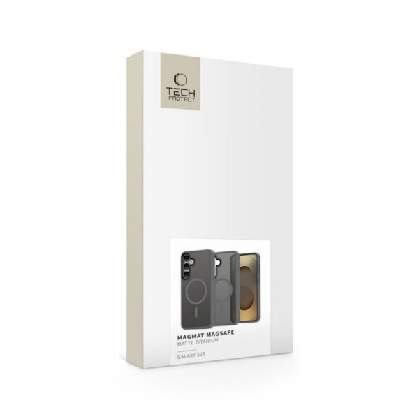 TECH-PROTECT MAGMAT MAGSAFE GALAXY S25 MATTE TITANIUM