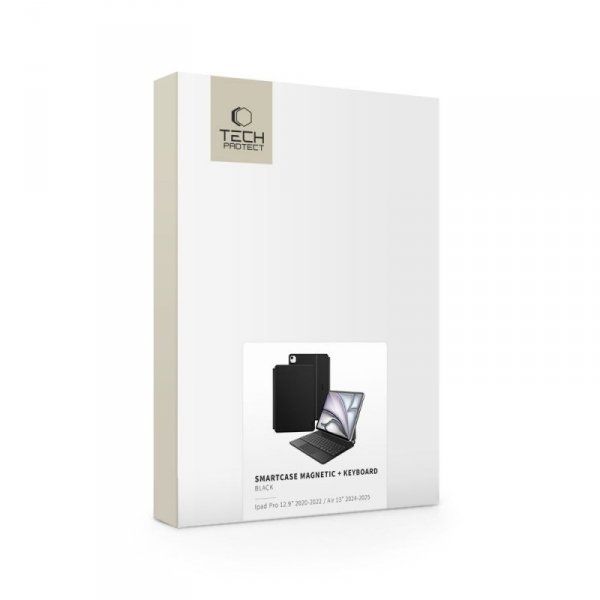 TECH-PROTECT SMARTCASE MAGNETIC + KEYBOARD IPAD PRO 12.9” 4 / 5 / 6 / 2020-2022 / AIR 13” 1 / 2 / 2024-2025 BLACK