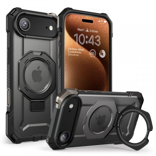 Etui Supcase UB Grip Mag MagSafe iPhone 17 Air Black