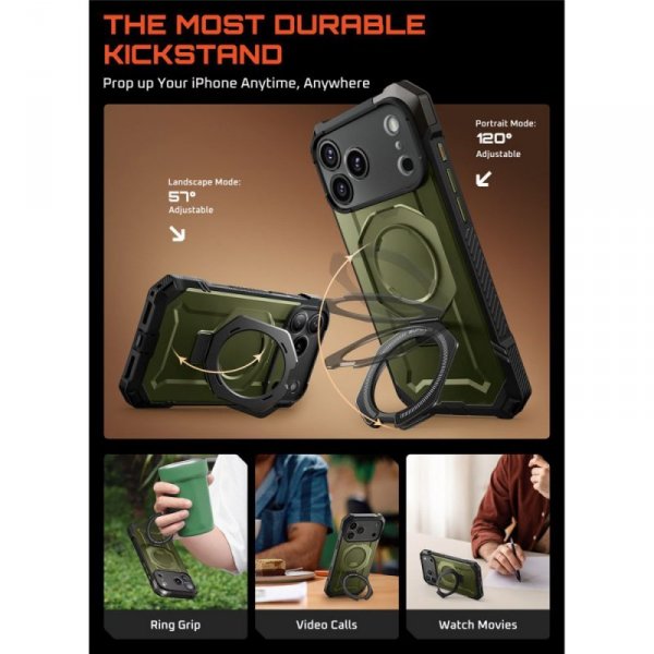 Etui Supcase UB Grip Mag MagSafe iPhone 17 Pro Max Guldan