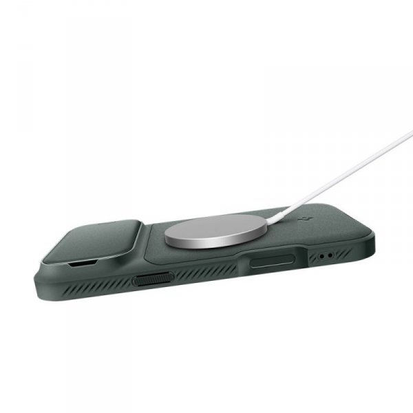 Etui Spigen Optik Armor Mag MagSafe do iPhone 17 Pro Max Abyss Green (Morska Zieleń)