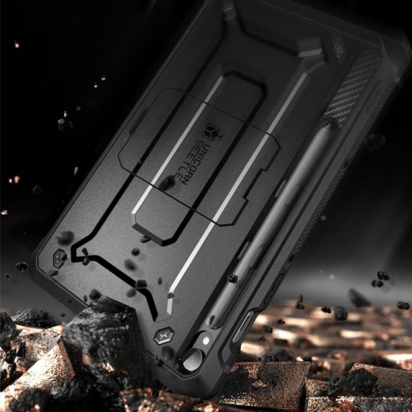 Supcase Unicorn Beetle Pro Etui Pancerne do Samsung Galaxy Tab S9 / S9 FE / S10 FE / / S10 LITE 10.9 X710 / X716B / X510 / X516B / X520 / X526 / X400  Czarne