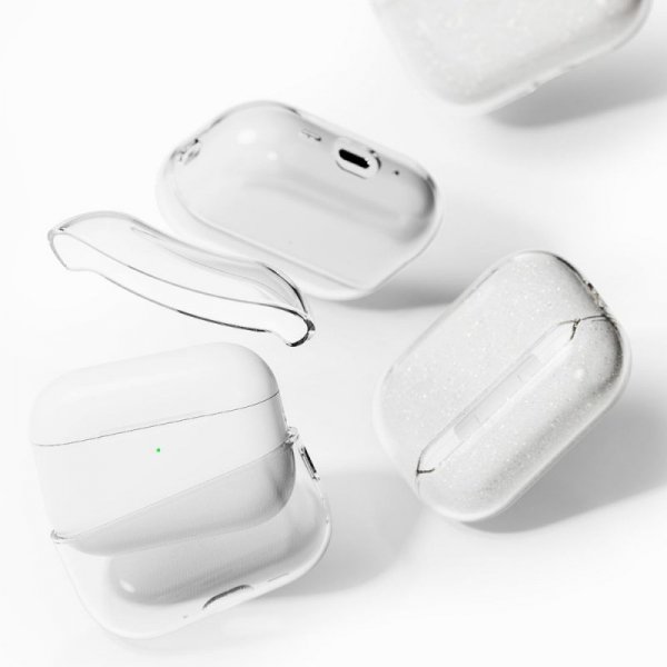 Etui Ringke Air do Apple AirPods Pro 3 – Glitter Clear Przezroczyste z brokatem