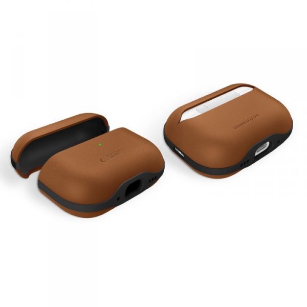 Etui Ochronne Tech-Protect NaturalFit do Apple AirPods Pro 3 Brown (Brązowy)