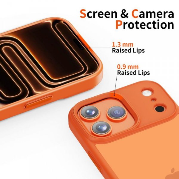 Etui Ochronne Tech-Protect MagMat do iPhone 17 Pro Matte Cosmic Orange