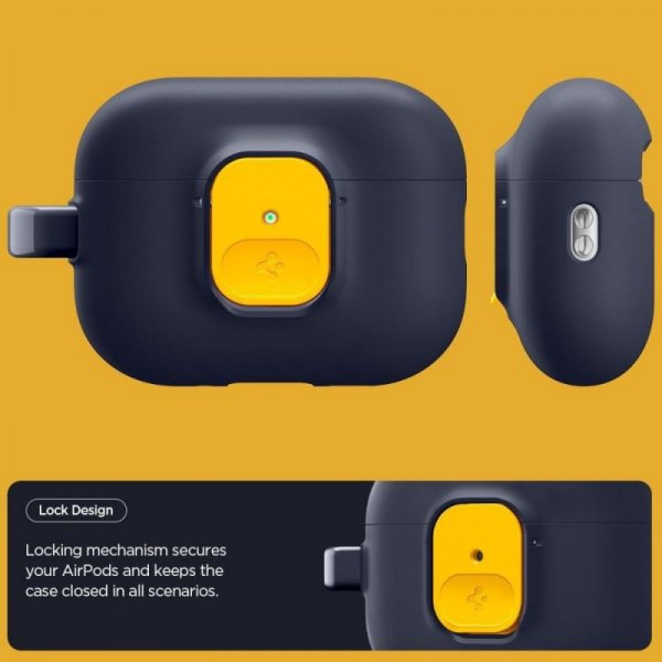 Etui Spigen Nano Pop do Apple AirPods Pro 3 – Granatowe (Blueberry Navy)