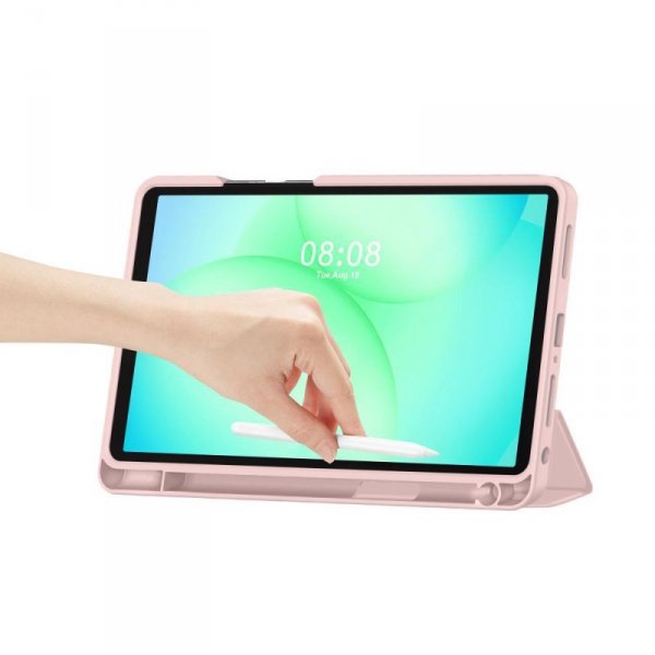 Etui z Miejscem na Rysik do Samsung Galaxy Tab A9 / A11 8.7 - Tech-Protect SC Pen - Różowe