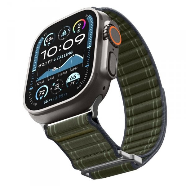 Pasek Spigen WBF0 do Apple Watch 11/10/9/Ultra 1/2 (44/45/46/49mm) – Zielony