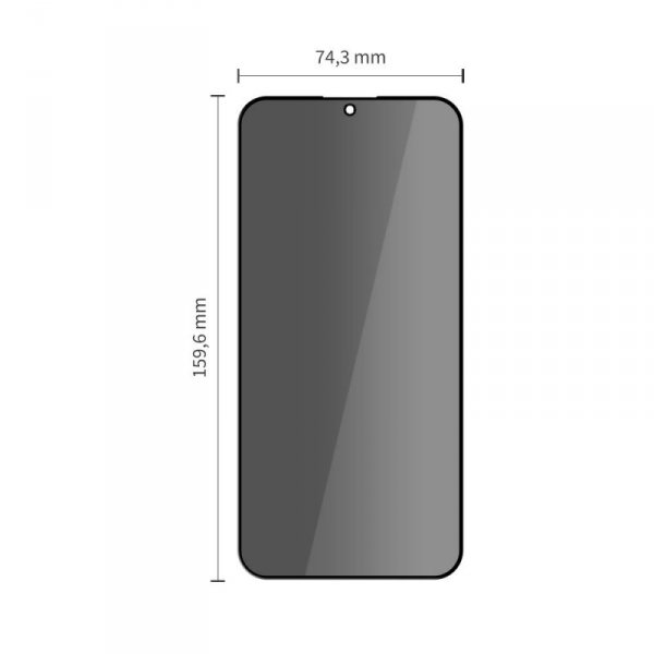 Szkło Prywatyzujące do Xiaomi 15T / 15T Pro Privacy Glass Tech-Protect Spy+ 2-Pack