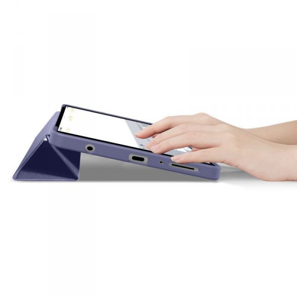 Etui do Samsung Galaxy Tab A9 / A11 8.7 - Tech-Protect SmartCase - Granatowe