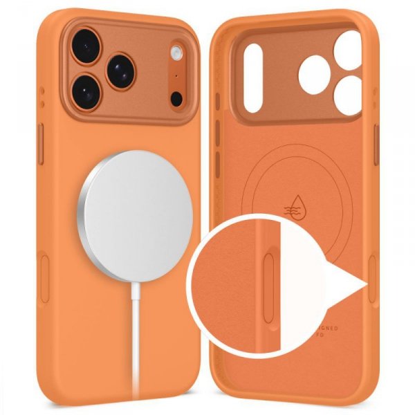 Etui Magnetyczne Tech-Protect Uniq MagSafe do iPhone 17 Pro Cosmic Orange