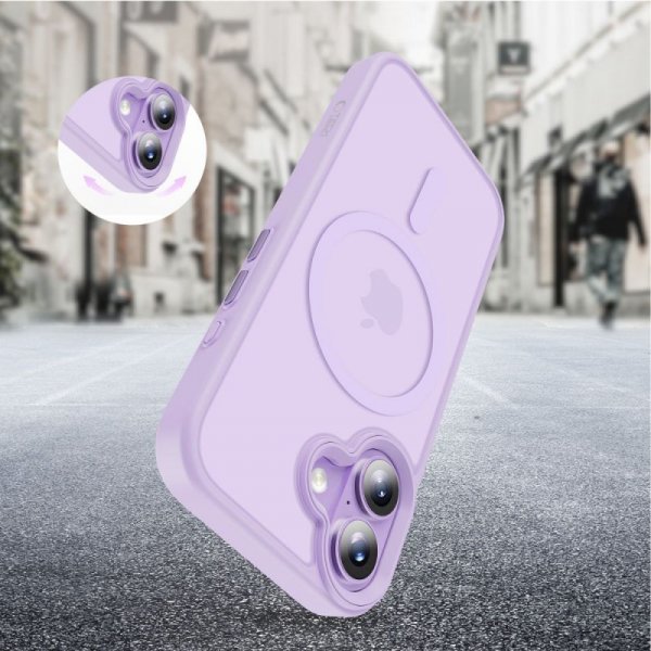 Etui Magnetyczne Tech-Protect MagMat MagSafe do iPhone 17 Matte Lavender (Matowa Lawenda)