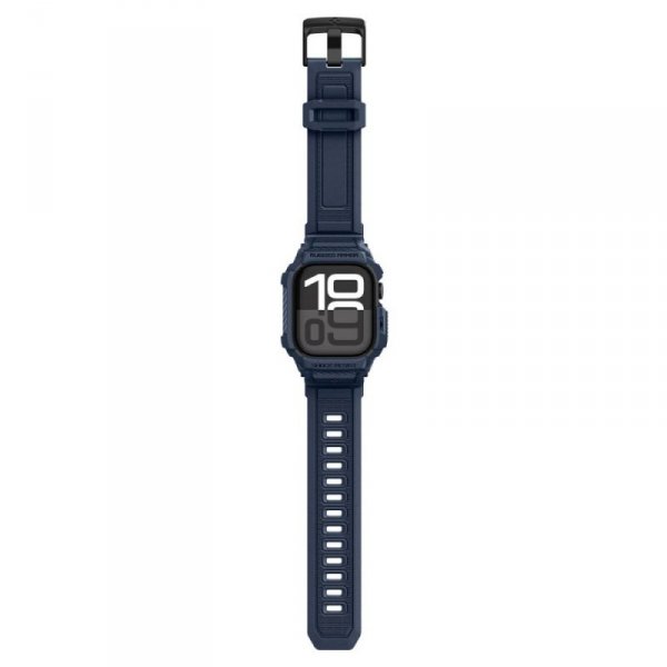 Etui z Paskiem Spigen Rugged Armor Pro V2 do Apple Watch 10/11 (42mm) – Granatowe