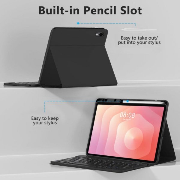 Etui z Klawiaturą Tech-Protect SC Pen do Samsung Galaxy Tab S11 11.0 – Czarne