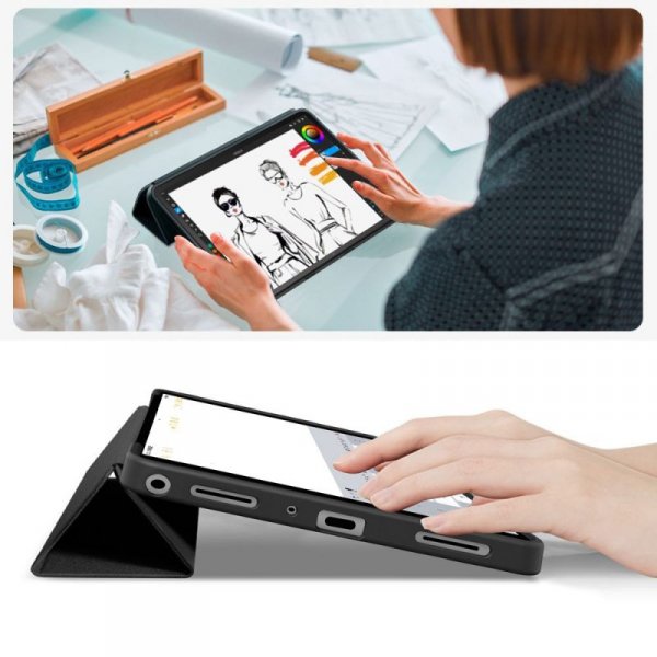 Etui do Samsung Galaxy Tab A9+ / A11+ - Tech-Protect SmartCase - Czarne