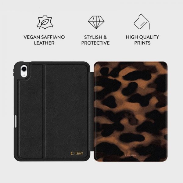 Etui Tech-Protect Lamano do iPad 10.9 (10 Gen) / iPad 11 (2024/2025) – Panther