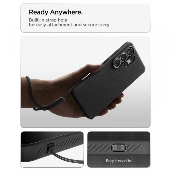 Etui Spigen Liquid Air do Samsung Galaxy S26 Ultra Matte Black (Matowy Czarny)