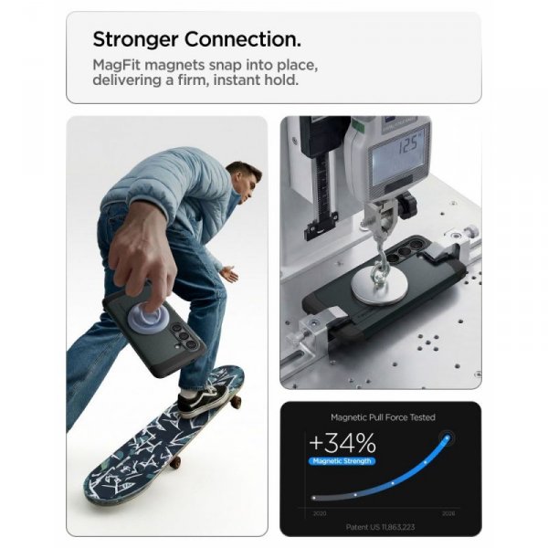 Etui Spigen Tough Armor Mag MagSafe do Galaxy S26 Abyss Green (Ciemnozielony)
