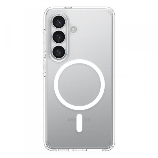 Przezroczysty Etui Spigen Ultra Hybrid Mag MagSafe do Galaxy S26 Clear/White