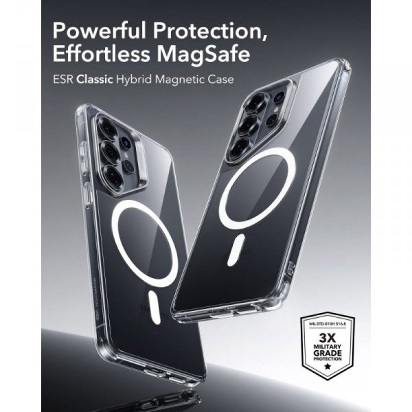 Etui MagSafe ESR Classic Hybrid Samsung Galaxy S26 Ultra Case Przezroczyste Magnes