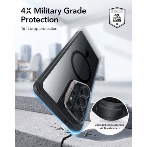 ESR CLASSIC HYBRID KICKSTAND MAGSAFE GALAXY S26 ULTRA CLEAR/BLACK