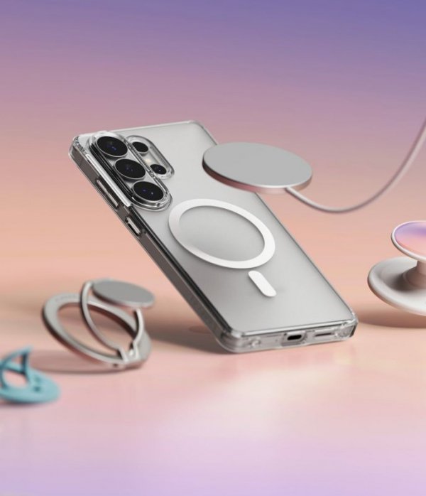 Matowe Etui Samsung Galaxy S26 Ultra Ringke Fusion MagSafe Clear