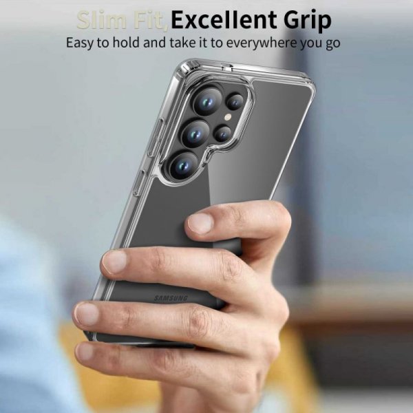 Etui do Samsung Galaxy S26 Ultra – Tech-Protect Flexair Hybrid – Clear / Przezroczyste