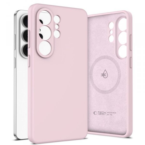 Etui silikonowe TECH-PROTECT SILICONE MAGSAFE GALAXY S26 ULTRA PINK PEARL