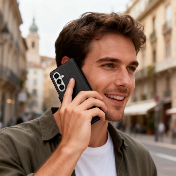 Etui portfel do Samsung Galaxy S26 – Tech-Protect Wallet – Czarno-Czerwone