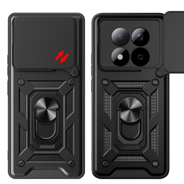 Tech-Protect CamShield Pro Pancerne Etui do Xiaomi Poco M8 Pro / Redmi Note 15 Pro+ 5G Matte Black