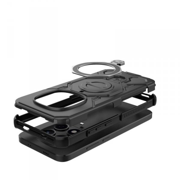 Tech-Protect TacticStand MagSafe Pancerne Etui do Xiaomi Redmi Note 15 Pro 5G Matte Black