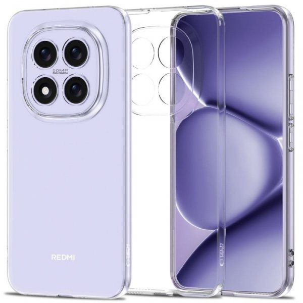 Tech-Protect FlexAir Etui do Xiaomi Poco M8 Pro / Redmi Note 15 Pro+ 5G Przezroczyste 