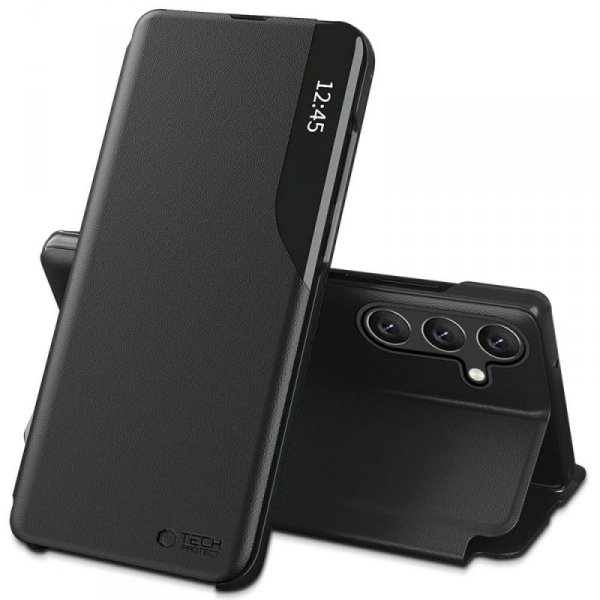 Etui z Klapką Tech-Protect Smart View do Samsung Galaxy A57 5G – Black