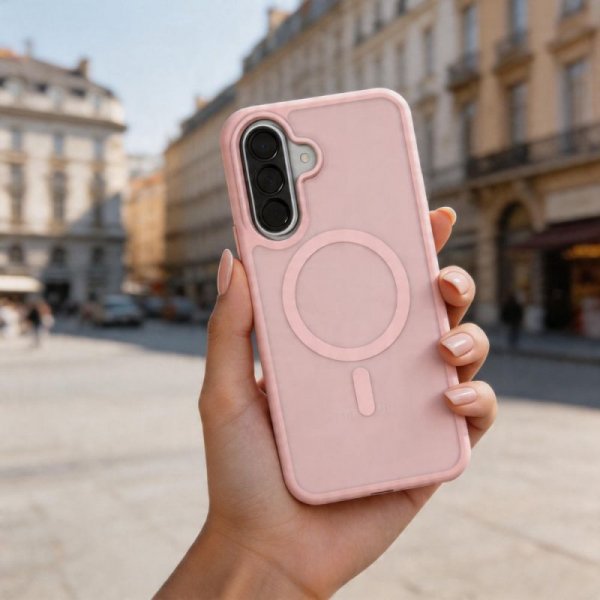 Etui Tech-Protect Magmat MagSafe do Galaxy A36 / A56 / A37 5G Matte – różowe (pink)
