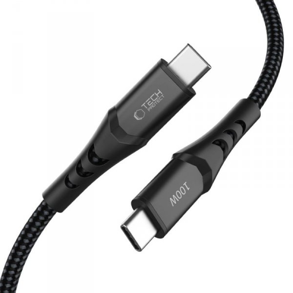 Kabel Tech-Protect UB11T UltraBoost Type-C PD 100W / QC3.0 100cm – czarny (black)