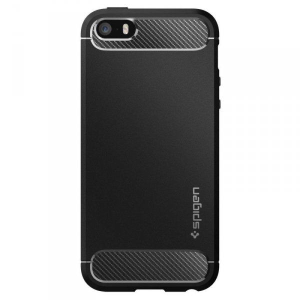 SPIGEN RUGGED ARMOR IPHONE 5S/SE BLACK