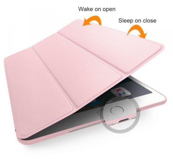 TECH-PROTECT SMARTCASE IPAD 9.7 5 / 6 / 2017-2018 ROSE GOLD