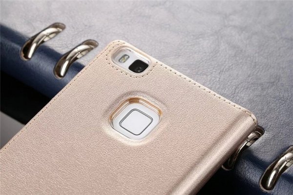 Etui futerał s-view cover - Huawei P9 Lite 2017 (złoty)