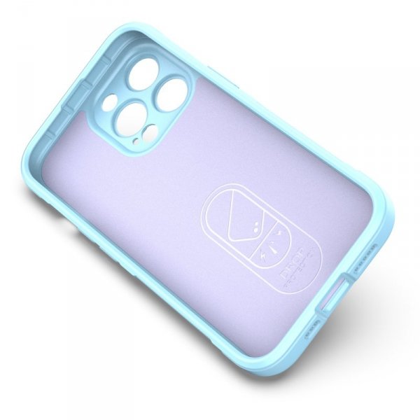 Magic Shield Case etui do iPhone 13 Pro elastyczny pancerny pokrowiec jasnoniebieski