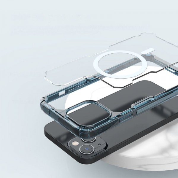 Nillkin Nature Pro Magnetic Case etui iPhone 14 magnetyczny pokrowiec MagSafe przezroczysty