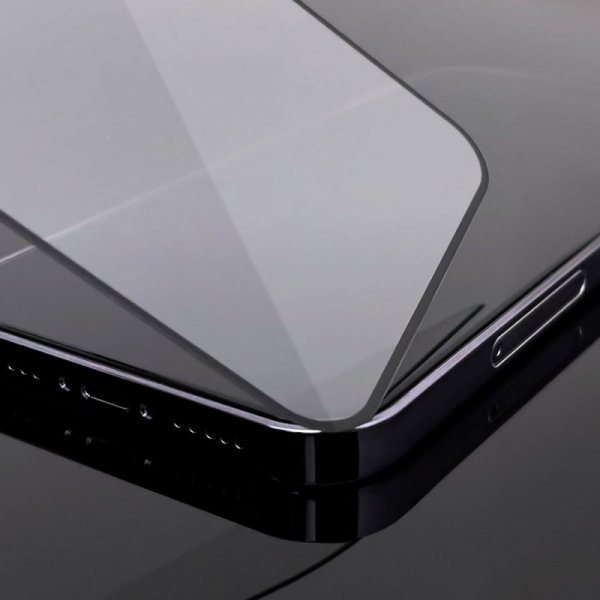 Wozinsky Full Glue szkło hartowane Vivo X80 Lite / V25 na cały ekran z ramką czarny (case friendly)