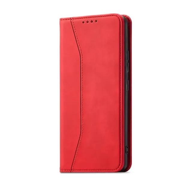 Magnet Fancy Case etui Samsung Galaxy S23 Ultra pokrowiec z klapką portfel podstawka czerwone